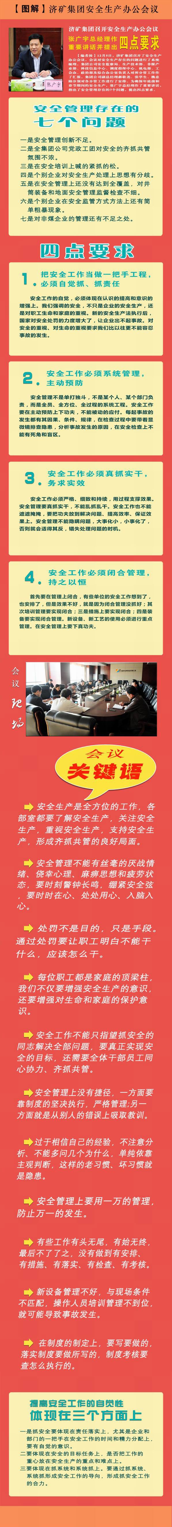 【图解】济矿拼搏在线官方网站-拼搏（中国）安全生产办公会议