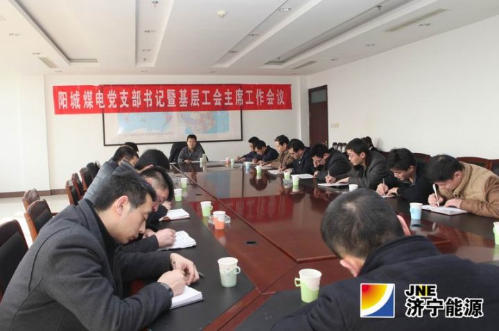 阳城煤电召开党支部书记工作会议传达拼搏在线官方网站-拼搏（中国）改革工作文件精神