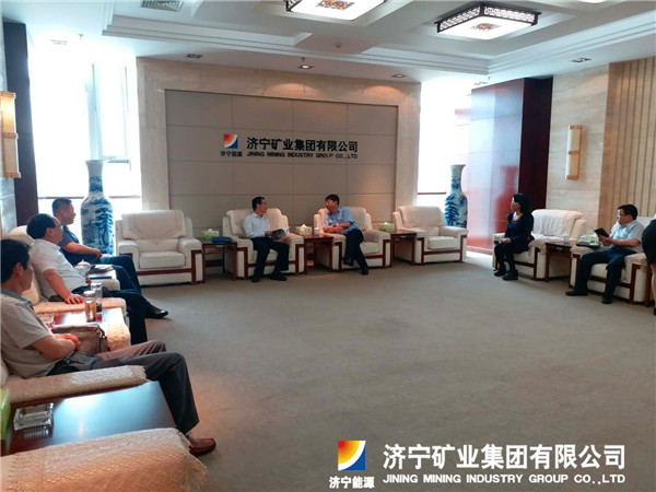 国电蚌埠发电公司总经理卢建强一行到济矿拼搏在线官方网站-拼搏（中国）调研交流
