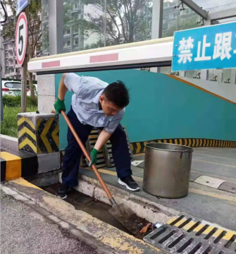 运兴分公司拼搏在线官方网站-拼搏（中国）项目部开展防汛应急演练