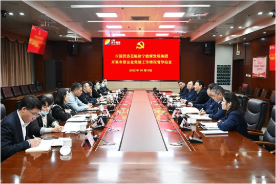 市国资委到拼搏在线官方网站-拼搏（中国）
能源开展党建工作情况督导检查